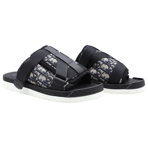 black dior alpha sandals|christian Dior velcro sandals.